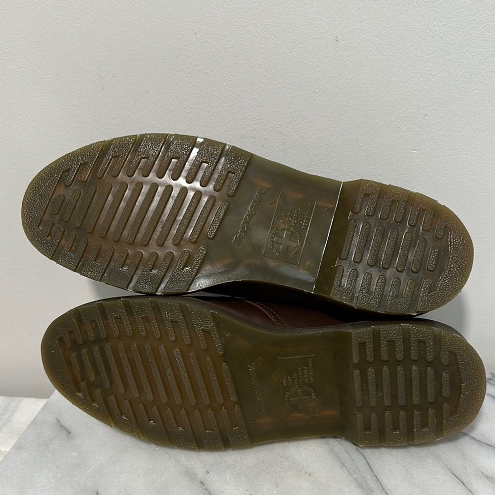 Dr Doc Martens Oxford Classic Brown Leather Men's Shoes Sz 13 NEW no box - Picture 5 of 15